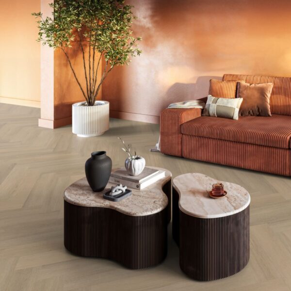 Floorlife dryback PVC Visgraat Sutton warm beige 9030150419 - Afbeelding 3