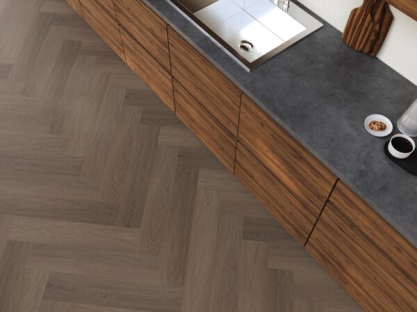 Floorlife click SRC PVC Visgraat YUP Fulham brown 6612261519 - Afbeelding 3