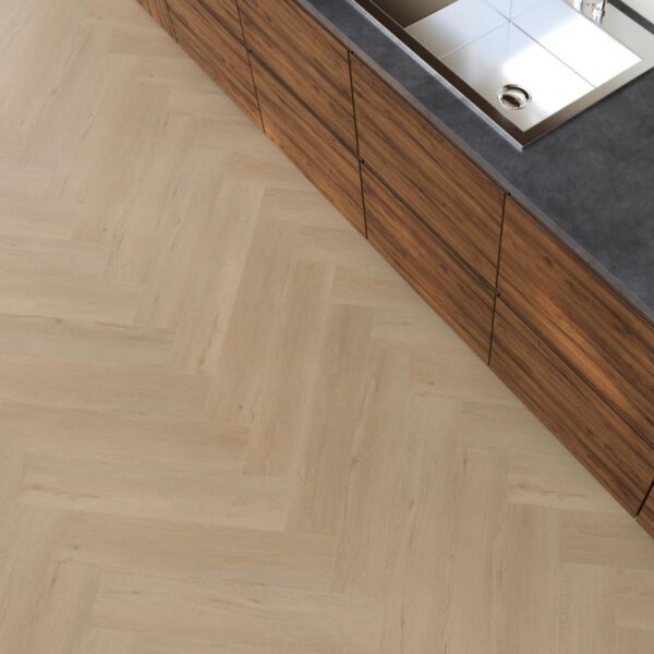 Floorlife dryback PVC Visgraat YUP Leyton beige 6411182419 - Afbeelding 4