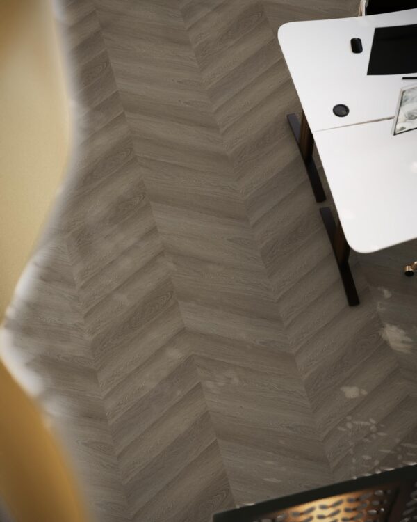 Floorlife dryback PVC Walvisgraat YUP Fulham brown 6613161519 - Afbeelding 3